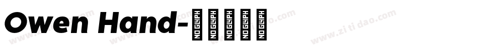 Owen Hand字体转换